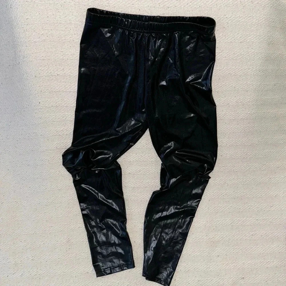 Soho Girls Shiny Stretch Leggings